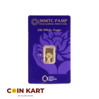 Lotus 24k (999.9) 2 gm Gold Bar