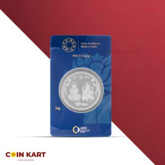 Ganesh Lakshmi Ji 999.9 20 gm Silver Coin